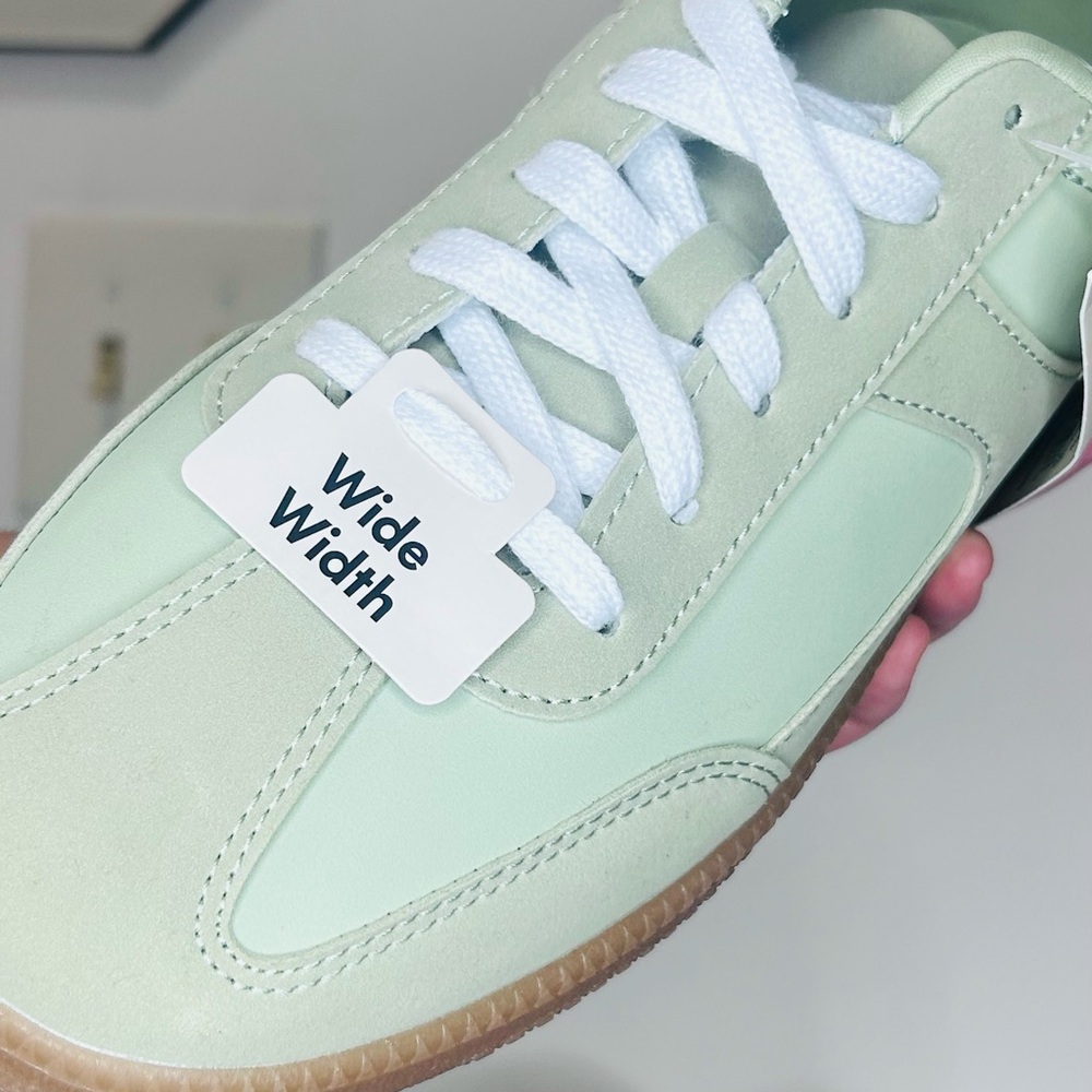 Mint Green Women's Sneakers - Picture 6 of 7